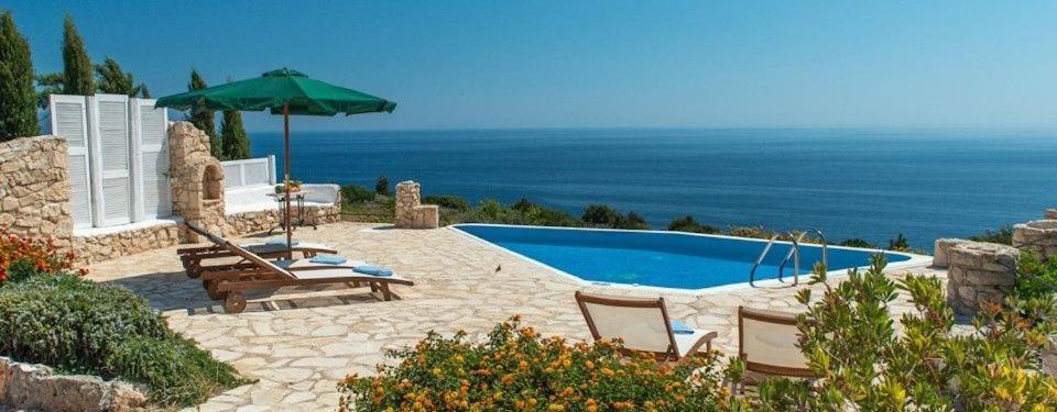 Extravagant Zante Crystal Great Sea Views 3 Bedrooms Agios Nikolaos Vila Koríthion