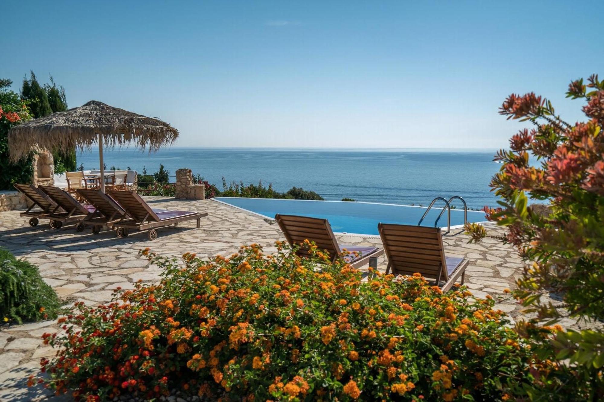 Extravagant Zante Crystal Great Sea Views 3 Bedrooms Agios Nikolaos Vila Koríthion